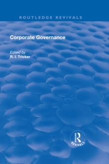 Corporate Governance : Values, Ethics and Leadership