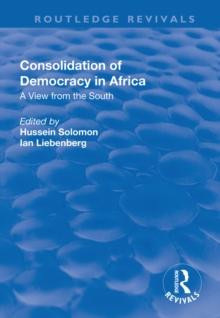 Consolidation of Democracy in Africa : A View from the South