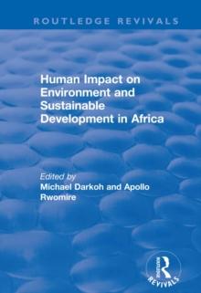 Human Impact on Environment and Sustainable Development in Africa