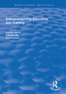 Entrepreneurship Education and Training : The Issue of Effectiveness