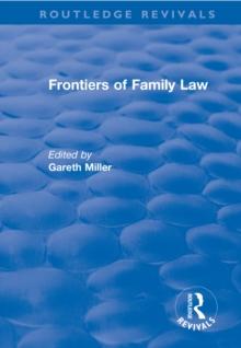 Frontiers of Family Law