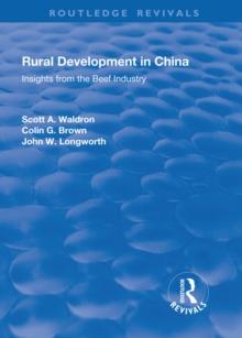 Rural Development in China : Insights from the Beef Industry