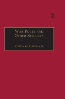 War Poets and Other Subjects