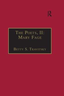 The Poets, II: Mary Fage : Printed Writings 1500-1640: Series I, Part Two, Volume 11