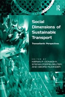 Social Dimensions of Sustainable Transport : Transatlantic Perspectives