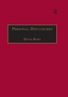 Personal Disclosures : An Anthology of Self-Writings from the Seventeenth Century