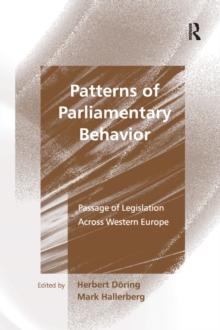 Patterns of Parliamentary Behavior : Passage of Legislation Across Western Europe