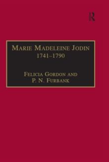 Marie Madeleine Jodin 1741-1790 : Actress, Philosophe and Feminist