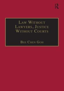 Law Without Lawyers, Justice Without Courts : On Traditional Chinese Mediation