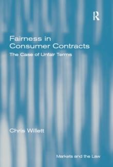 Fairness in Consumer Contracts : The Case of Unfair Terms