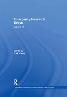 Emergency Research Ethics : Volume IV