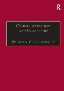 Communitarianism and Citizenship