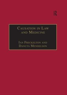 Causation in Law and Medicine