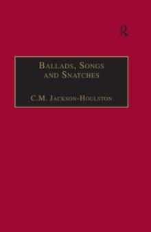 Ballads, Songs and Snatches : The Appropriation of Folk Song and Popular Culture in British 19th-Century Realist Prose