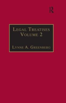 Legal Treatises : Essential Works for the Study of Early Modern Women: Series III, Part One, Volume 2