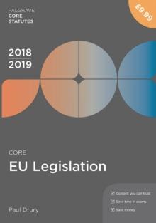 Core EU Legislation 2018-19