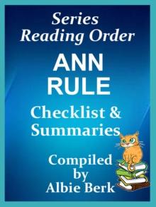 Ann Rule: Series Reading Order - with Summaries & Checklist