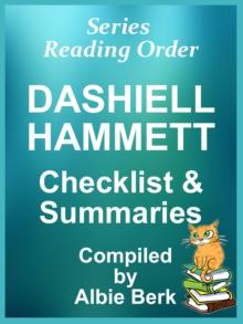 Dashiell Hammett: Series Reading Order - with Summaries & Checklist