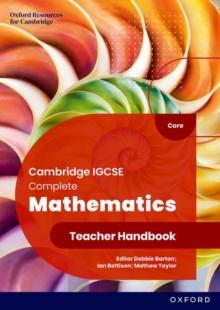 Cambridge IGCSE Complete Mathematics Core: Teacher Handbook Sixth Edition