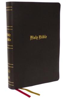 KJV Holy Bible: Super Giant Print With 43,000 Cross References, Brown Bonded Leather, Red Letter, Comfort Print (Thumb Indexed): King James Version