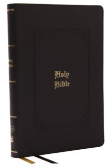 KJV Holy Bible: Giant Print Thinline Bible, Black Leathersoft, Red Letter, Comfort Print (Thumb Indexed): King James Version (Vintage Series)