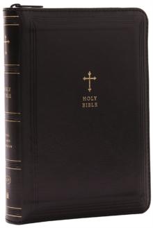 KJV Holy Bible: Compact with 43,000 Cross References, Black Leathersoft with zipper, Red Letter, Comfort Print: King James Version