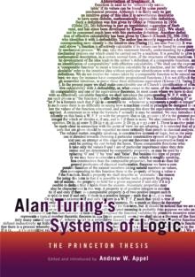 Alan Turing's Systems of Logic : The Princeton Thesis