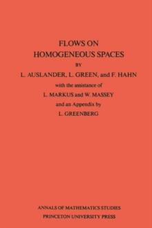 Flows on Homogeneous Spaces. (AM-53), Volume 53