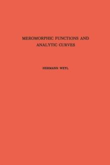 Meromorphic Functions and Analytic Curves. (AM-12)