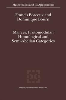 Mal'cev, Protomodular, Homological and Semi-Abelian Categories