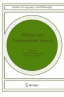 Ellipsis and Nonsentential Speech