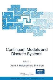 Continuum Models and Discrete Systems