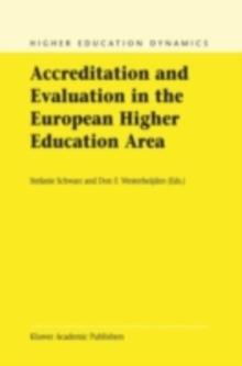 Accreditation and Evaluation in the European Higher Education Area