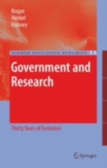 Government and Research : Thirty Years of Evolution