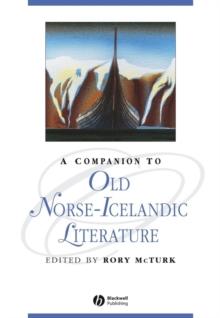 A Companion to Old Norse-Icelandic Literature and Culture