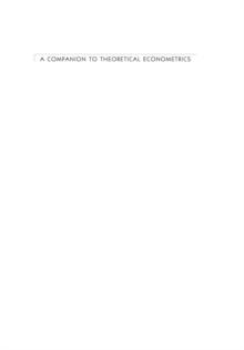 A Companion to Theoretical Econometrics