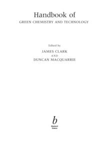 Handbook of Green Chemistry and Technology