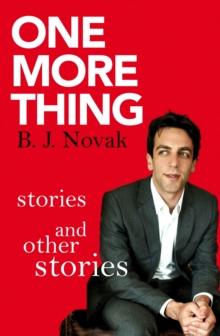 One More Thing : Stories and Other Stories