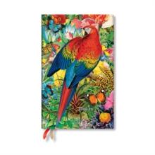 Tropical Garden (Nature Montages) Mini 12-month Day-at-a-time Hardback Dayplanner 2025 (Elastic Band Closure)