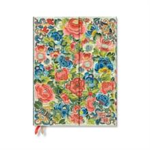 Pear Garden (Peking Opera Embroidery) Ultra 12-month Horizontal Hardback Dayplanner 2025 (Wrap Closure)