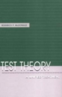 Test Theory : A Unified Treatment