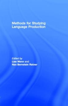 Methods for Studying Language Production