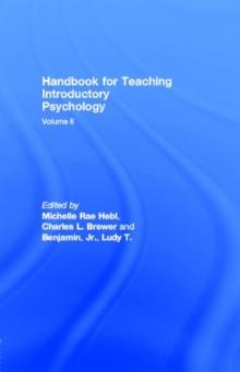 Handbook for Teaching Introductory Psychology : Volume Ii