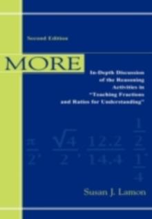 More : In-Depth Discussion of the Reasoning Activities in "Teaching Fractions and Ratios for Understanding"