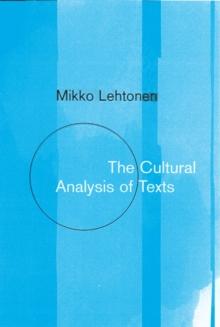 The Cultural Analysis of Texts