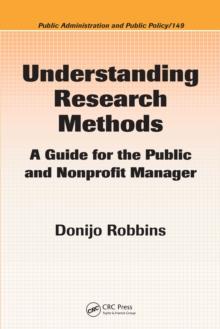 Understanding Research Methods : A Guide for the Public and Nonprofit Manager