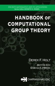 Handbook of Computational Group Theory