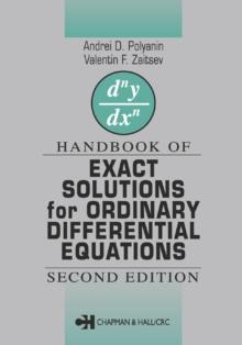 Handbook of Exact Solutions for Ordinary Differential Equations