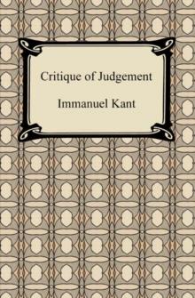 Critique of Judgement