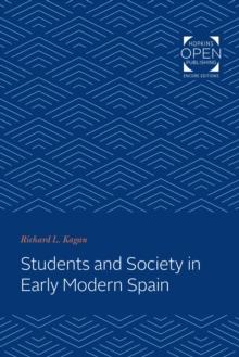 Students and Society in Early Modern Spain